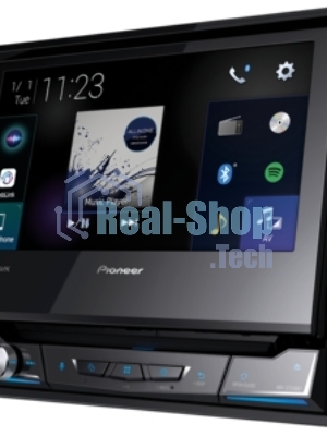 Автомагнитола Pioneer AVH-Z7250BT, 1 DIN, CD, Bluetooth, USB Type-A, AUX, CarPlay, пульт ДУ, съёмная панель