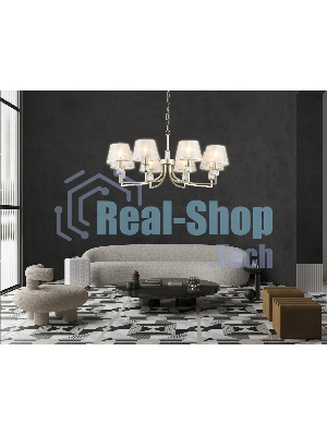 Люстра Ambrella light LH71217/8 CGD золото E14/8 max 40W D790*750