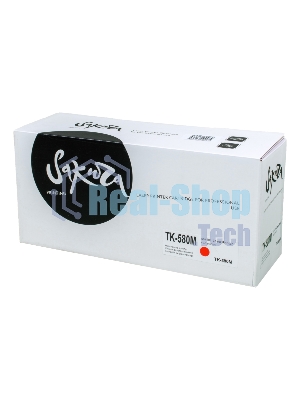 Картридж Sakura TK580M для Kyocera Mita FS-5150DN/5250DN, пурпурный, 2800 к.