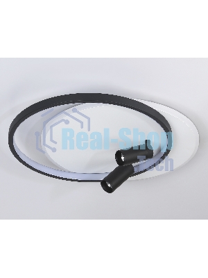 Светильник Ambrella light FL5137/2+2 WH/BK белый/черный 66W 3000K/4200K/6400K+4200K 500*420*130 (ПДУ ИК)