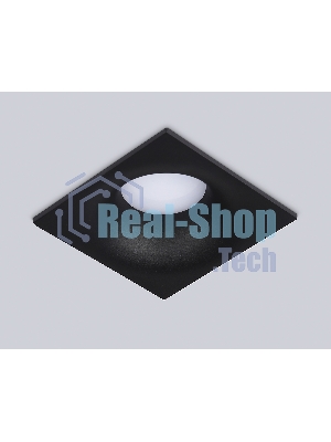 Встраиваемый точечный светильник Ambrella light TN102812 BK черный GU5.3 85*85*35