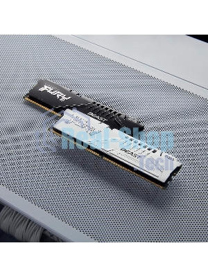 Оперативная память Kingston Fury Beast, DDR5, 16Gb (1x16GB), 5200MHz, CL40, DIMM, с радиатором, белый