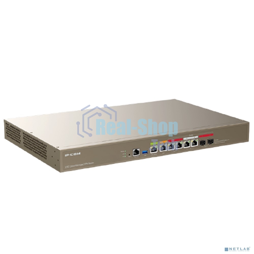 IP-COM M50-F 8-ми портовый высокоуровневый маршрутизатор 2,5Gbит c 2-мя SFP портами