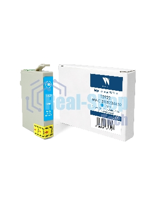Картридж струйный NVPrint T0922 (NV-C13T09224A10) Cyan для Epson Stylus C91/CX4300/T26/TX106/TX109/TX119 (13.5 мл) совместимый