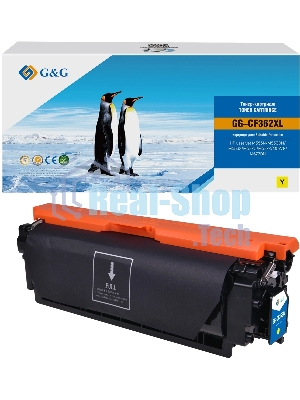 Картридж лазерный G&G GG-CF362XL желтый (18000стр.) для HP CLJ M552dn/M553N/M553DN/M553X/M577C/M577Z/M577F/M577DN