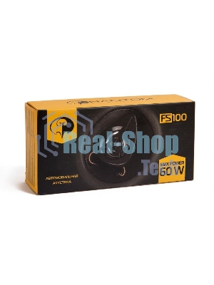 Колонки автомобильные Phantom FS-100 (без решетки) 4Ом 10см (4дюйм) (ком.:2кол.) коаксиальные