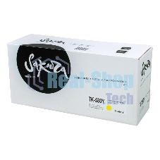 Картридж Sakura TK580Y для Kyocera Mita FS-5150DN/5250DN, желтый, 2800 к.