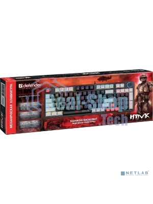 Клавиатура Defender Hawk GK-418 проводная, USB Type-A, чёрный