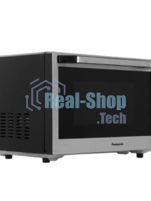 Микроволновая печь Panasonic NN-C69MSZPE нержавеющая сталь/черный, 30 л, 1000 Вт, переключатели - кнопки, поворотный механизм