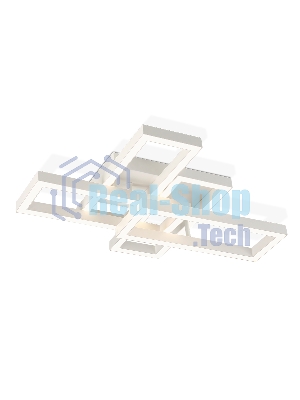 Потолочный светодиодный светильник Ambrella light FA1001/2+2 WH белый 65W 3000K-6400K 550*453*130 (ПДУ ИК)