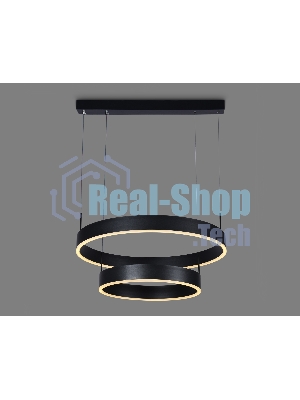 Светильник Ambrella light FA6612/2 BK черный 85W D400/600*730 (ПДУ РАДИО 2.4G)