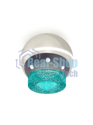 Светильник Ambrella Light XS1104020 PSL/BL серебро полированное/голубой MR16 GU5.3 LED 3W 4200K (C1104, N7194)