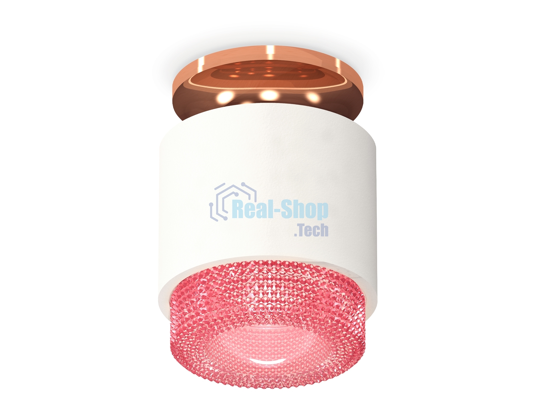 Светильник Ambrella Light XS7510142 SWH/PI белый песок/розовый MR16 GU5.3 (N7930, C7510, N7193)
