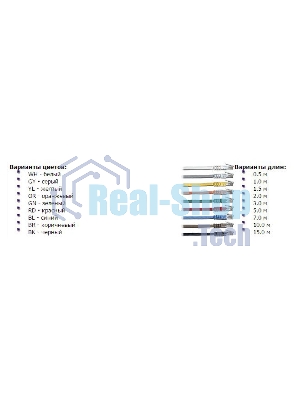 Патч-корд LANMASTER UTP TWT-45-45-3.0-BL вилка RJ-45-вилка RJ-45 cat.5е 3м синий ПВХ (уп.:1шт)