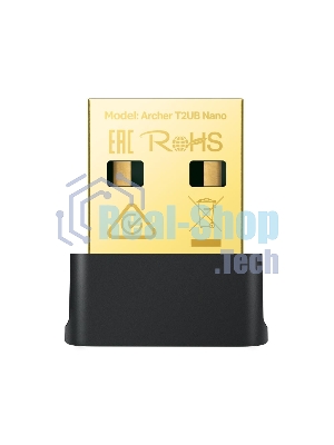 Ультракомпактный двухдиапазонный Wi-Fi USB-адаптер TP-Link Archer T2UB Nano AC600 Bluetooth 4.2
