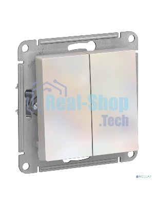 Механизм выключателя 2-кл. AtlasDesign (сх.5) 10АХ жемчуг SchE ATN000451