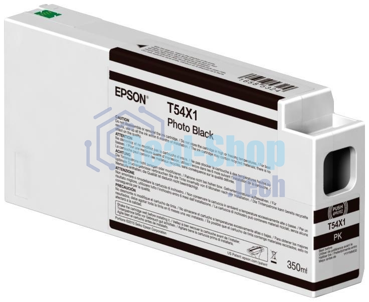Картридж струйный Epson C13T54X100 фото черный (350 мл.) для Epson SureColor SC-P6000/SC-P7000/SC-P8000/SC-P9000