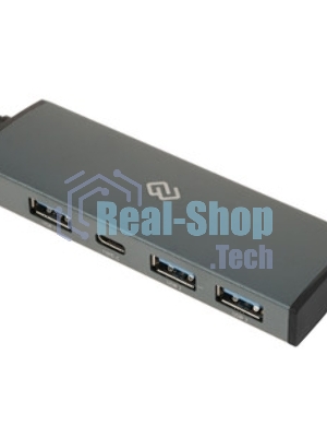 USB-концентратор Digma HUB-3U3.0С-UC-G, USB-C, USB 3.0 4 порта, USB