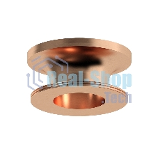 Насадка для корпуса светильника N7930 PPG золото розовое полированное D70*H28mm Out25mm