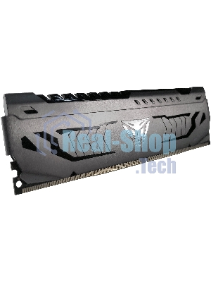 Оперативная память Patriot Viper Steel, DDR4, 8GB, 3200MHz, CL16, DIMM, с радиатором, черный