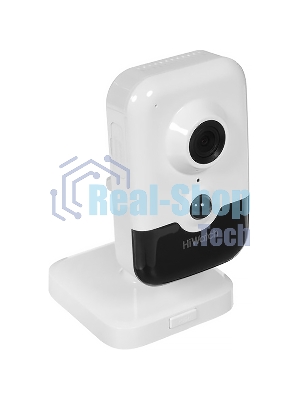 Видеокамера IP Hikvision HiWatch DS-I214(B) 4-4мм цветная корп.:белый/черный