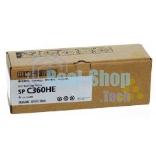 Картридж лазерный Ricoh SP C360HE желтый для SP C360DNw/SP C360SNw/SP C360SFNw/SP C361SFNw 6000 страниц.