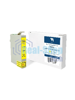 Картридж струйный NVPrint T0924 (NV-C13T09244A10) Yellow для Epson Stylus C91/CX4300/T26/TX106/TX109/TX119 (13.5 мл) совместимый
