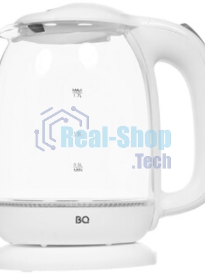 Электрочайник BQ KT1830G черный, 1.7 л, 2200 Вт, скрытый нагревательный элемент