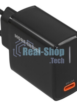 Сетевое зарядное устройство MORE CHOICE (4610196409912) NC60a черный - СЗУ 1USB-C 3.0A PD 20W быстрая зарядка для Type-C