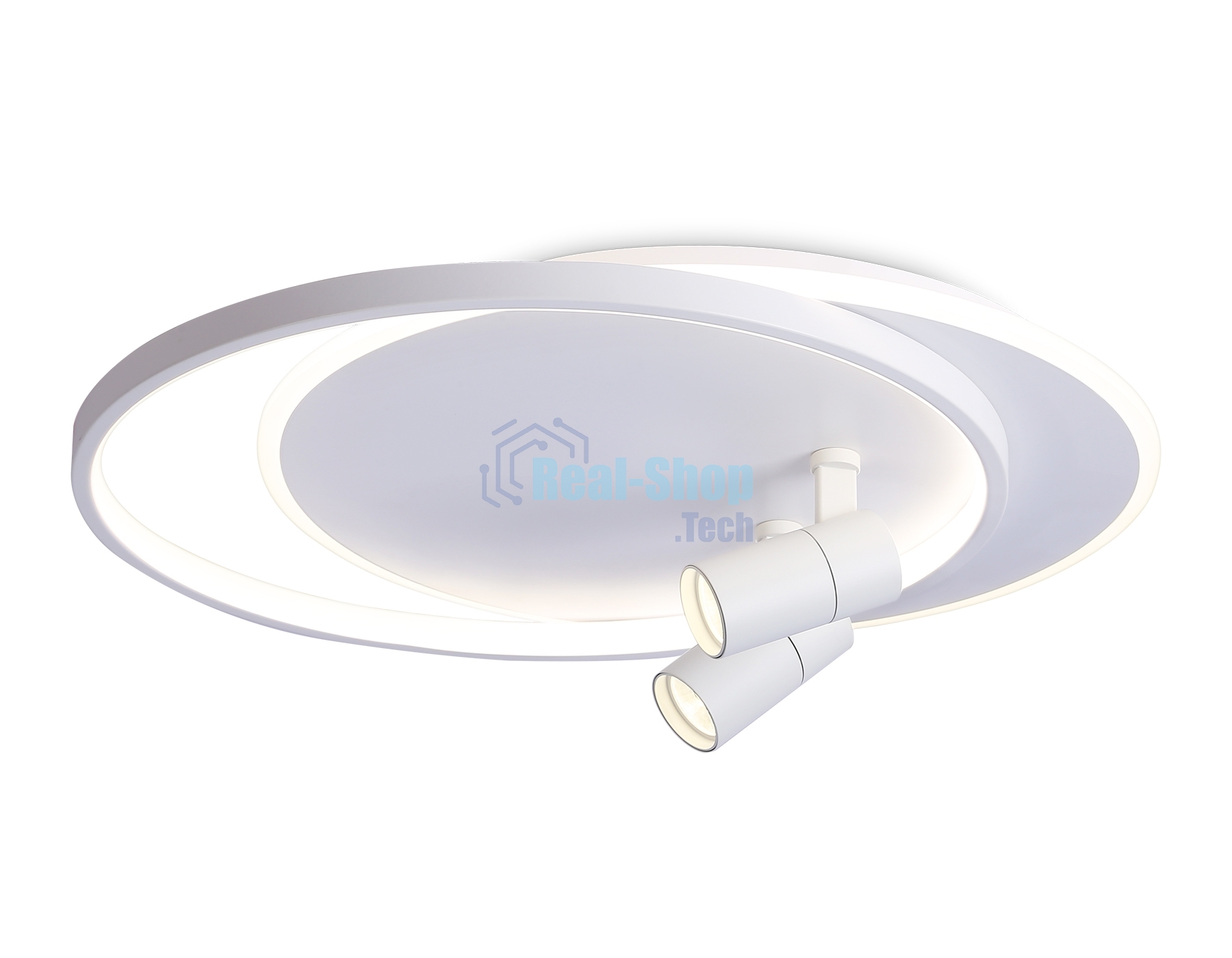 Светильник Ambrella light FL51391/1+2 WH белый 3000K-6400K 65W 560*480*120 (ПДУ РАДИО 2.4G)