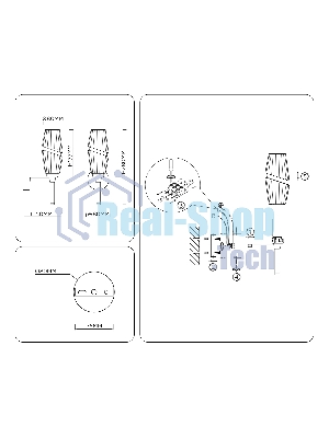 Настенный светильник Ambrella light LH55204 BS/CL латунь/прозрачный E14 max 40W 150*80*280