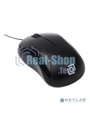 Мышь проводная Oklick 115SR черный, 1000 dpi, USB, кнопки - 3