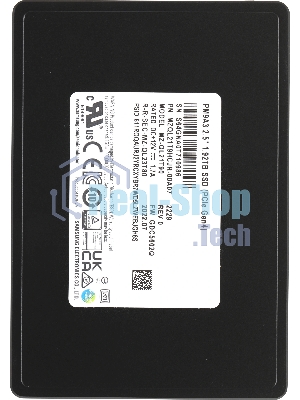 Накопитель SSD Samsung Enterprise, 1.92Tb, PCIe 3.1 x4, 2.5