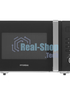 Микроволновая печь Hyundai HYM-M2062 черный, 23 л, 800 Вт, переключатели - кнопки, поворотный механизм