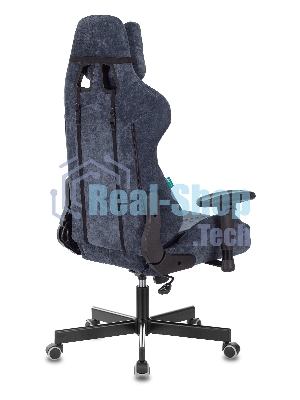 Кресло Бюрократ VIKING KNIGHT LT27 FABRIC синий, ткань, 120 кг, механизм качания