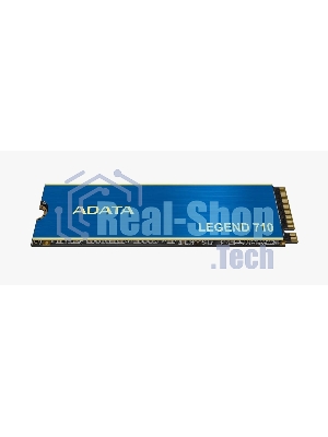 Накопитель SSD ADATA LEGEND 710, 512Gb, PCIe 3.0 x4, M.2 2280, NVMe, R/W 2400/1600, с радиатором