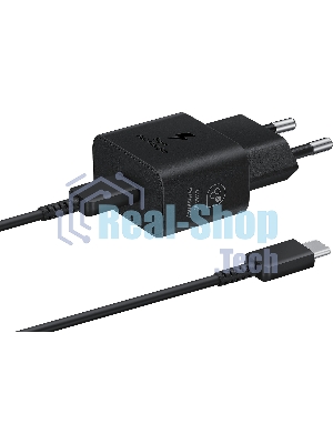 Сетевое зарядное устройство Samsung EP-T2510 25W 3A (PD) USB Type-C черный