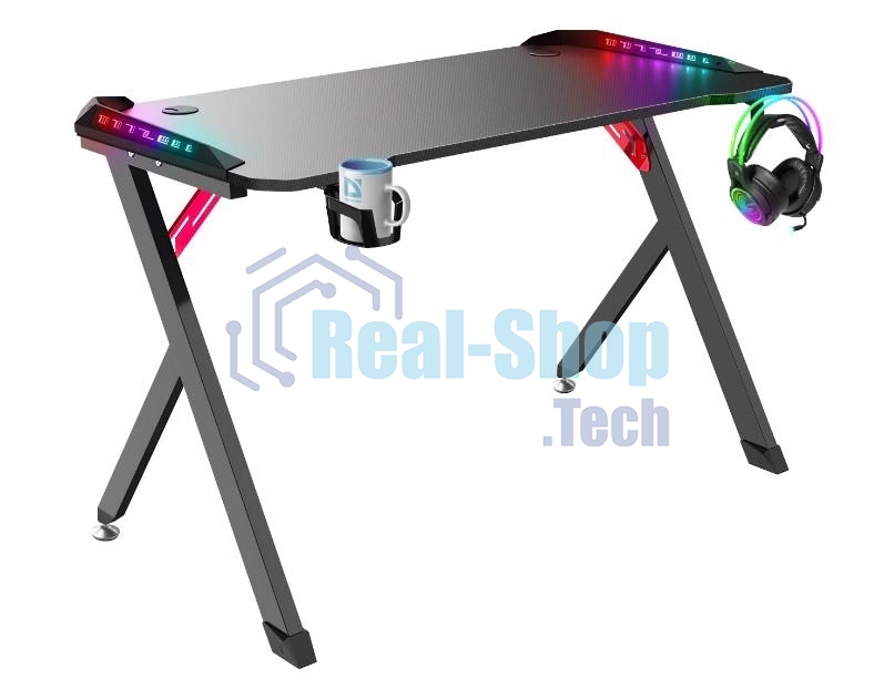 Стол игровой Defender GAMING SPIRIT RGb черный