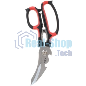 Ножницы LARA LR05-92 BLISTER - 23 см <6в1> прорезиненные ручки, сверхострая заточка