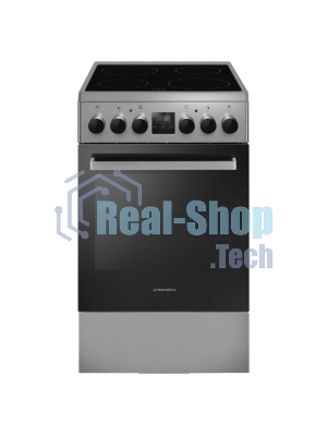 Плита электрическая Maunfeld MEC55CS08D серебристый, конфорок 4 шт, духовка 60 л, 50 см x 85 см x 60 см
