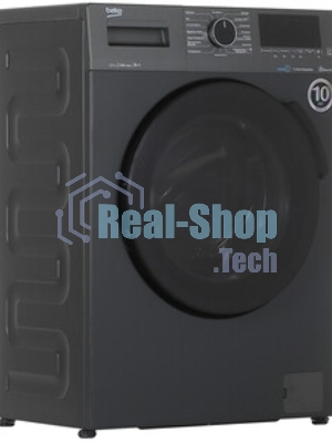 Стиральная машина Beko WSPE6H616A черный, загрузка фронтальная 6,5 кг, 1200 об/мин., класс: А++