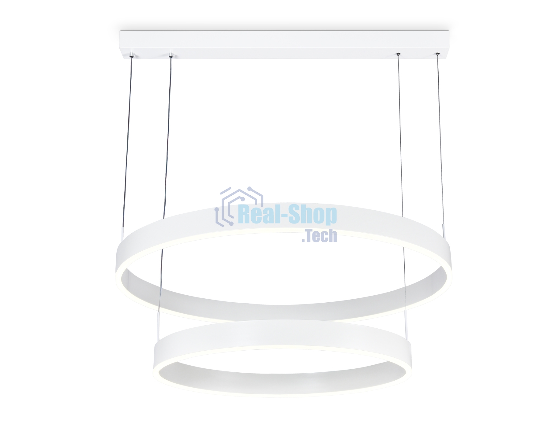 Светильник Ambrella light FA6615/2 WH белый 119W D600/800*750 (ПДУ РАДИО 2.4G)