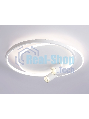 Светильник Ambrella light FL51391/1+2 WH белый 3000K-6400K 65W 560*480*120 (ПДУ РАДИО 2.4G)