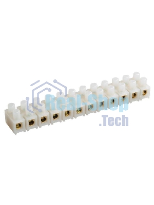 Колодка клеммная ЗВИ-60 6-16кв.мм 12пар ПВХ IEK UZV1-060-16