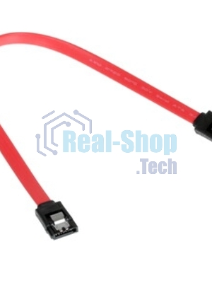 Кабель интерфейсный SATAIII Cablexpert CC-SATAM-DATA-0.3M, 30 см, 7pin/7pin, защелка, пакет