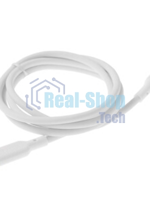 Кабель Qumo, Type С - Type C, 1м, 20В, 5А, 100 Вт, опл. PVC/пружинка у коннектора, кон. PVC, черный
