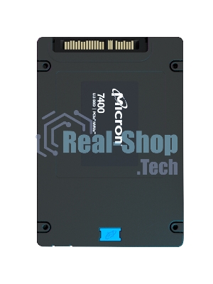 Накопитель SSD Micron 7400 PRO, 1920Gb, SSD, U.3, NVMe, PCIe 4.0 x4, 3D TLC, R/W 6500/2200MB/s, IOPs 430 000/95 000, 3500TBW, DWPD 1 (5 лет)