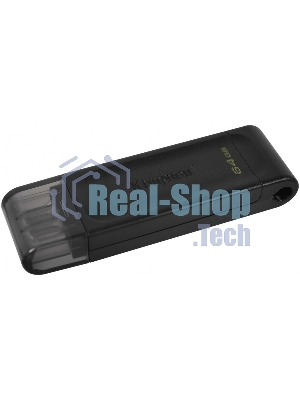 Флешка USB Kingston DataTraveler DT70 (DT70/64Gb), 64Gb, USB Type-C 3.2, R/W 70/45, черный