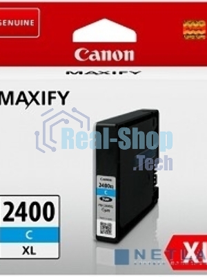 Картридж струйный Canon PGI-2400XL голубой, 1500 стр., для MAXIFY iB4040/МВ5040/МВ5340
