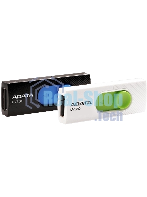 Флешка USB ADATA UV320 (AUV320-32G-RBKBL), 32Gb, USB 3.2 Gen 1, R/W 100/30, черный/голубой